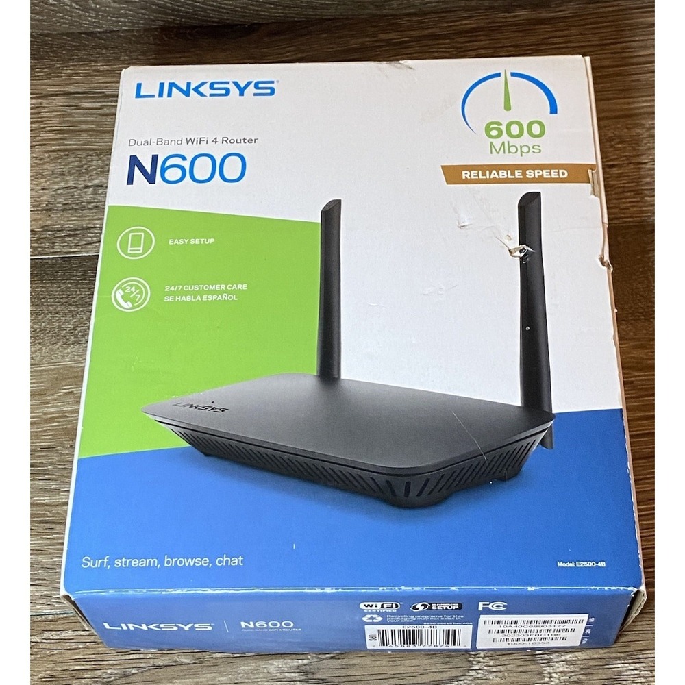 Linksys N600 Dual-Band Wi-Fi Router - Picture 1 of 5